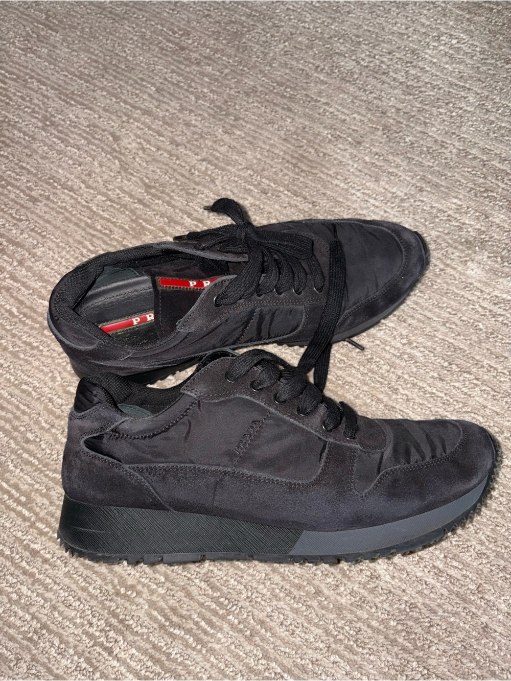Prada Black Low-Top Women's Sneakers